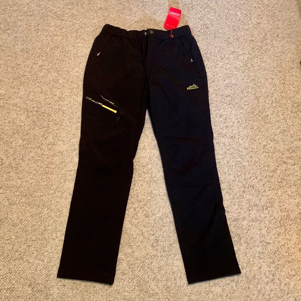Soft Shell Black Ski / Outdoor Pants